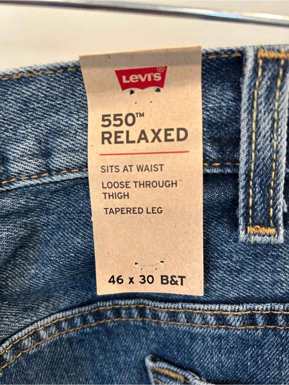 Levi's 550 Relaxed Men's Jeans — Big & Tall 46x30